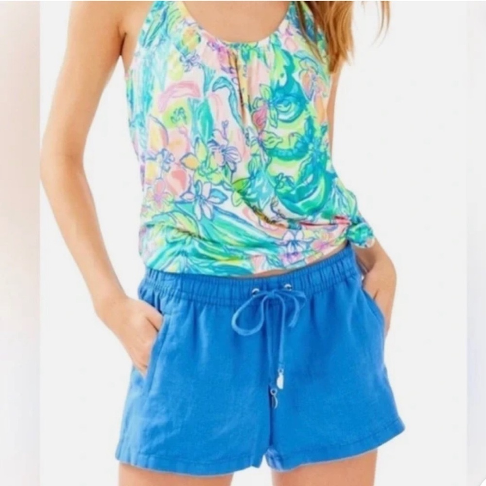 Lilly Pulitzer Baybreeze Short Bennet Blue